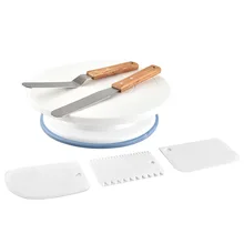 6 шт. выпечка торта DIY поворотные столы поворотные украшения поворотный стол украшения торты крем противоскользящая круглая подставка