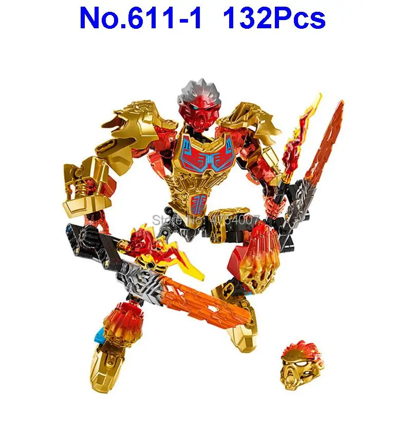 611-1 132 шт bionicle серия tahu 71308 строительный блок игрушка