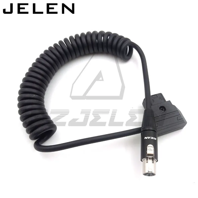 D Tap plug to mini XLR 4 контактный для TVlogic кабель питания монитора камеры монитор 12V |plug