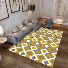 Винтажный Современный Модный классический геометрический декоративный коврик в полоску для гостиной большой ковер для спальни нескользящий