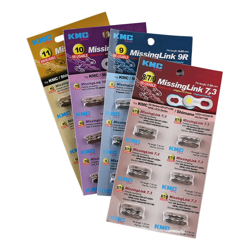 Discount KMC missing-link Authentic MTB bicycle Road bike lock 6/7/8/9/10/11 speed chain magic quick release buckle cycling accessories 1 Discount KMC missing-link Authentic MTB bicycle Road bike lock 6/7/8/9/10/11 speed chain magic quick release buckle cycling accessories 1