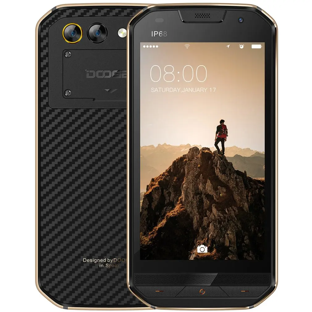 DOOGEE S30 смартфон MTK6737 Octa Core 2 ГБ + 16 5 0 дюймов HD ips Android 7 Водонепроницаемый 5580 мАч