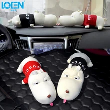 LOEN украшения авто внутри ремесла украшения ткань Симпатичные украшения для дома куклы собака дом Приборная панель автомобиля предметы мебели