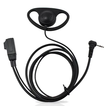 

1 Pin D Shape Ear Hook Earphone Headset PTT Mic Speaker for Motorola MH230R T6200 T6200C T6220 TKLR T3 T4 T5 T6 Walkie Talkie