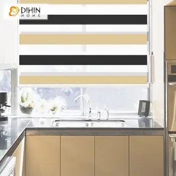 

New Arrival High Quality Thickness Blackout Customized Zebra Blinds Rollor Blind Curtain Easy To Install Curtains
