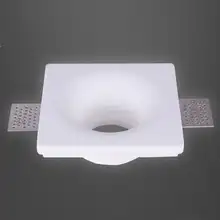 Ручной работы, светодиодный светильник, Trimless Гипсовый светильник, бесшовная лампа gesso, квадратные фары, 50 шт./партия