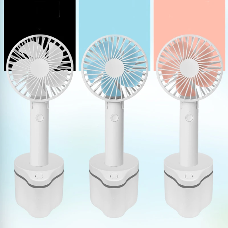 

Desktop Multifunction Electric Battery Operated Foldable Mini Fan Home Usb Charging Rotating Office Handheld Portable Travel