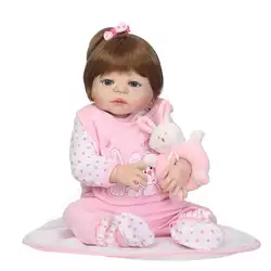 NPK 56 см искусственные мягкие силиконовые куклы Reborn моделирование младенцев игрушки