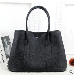 

100% genuine leather luxury bag garden party tote bags handbags women famous brands high quality cow leather shoulder bag