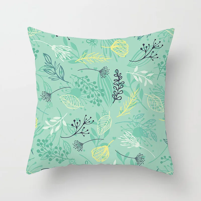 Fuwatacchi чехол для подушки с принтом тропических растений летний стильный чехол для подушки Фламинго ананас декоративная наволочка для домашнего дивана