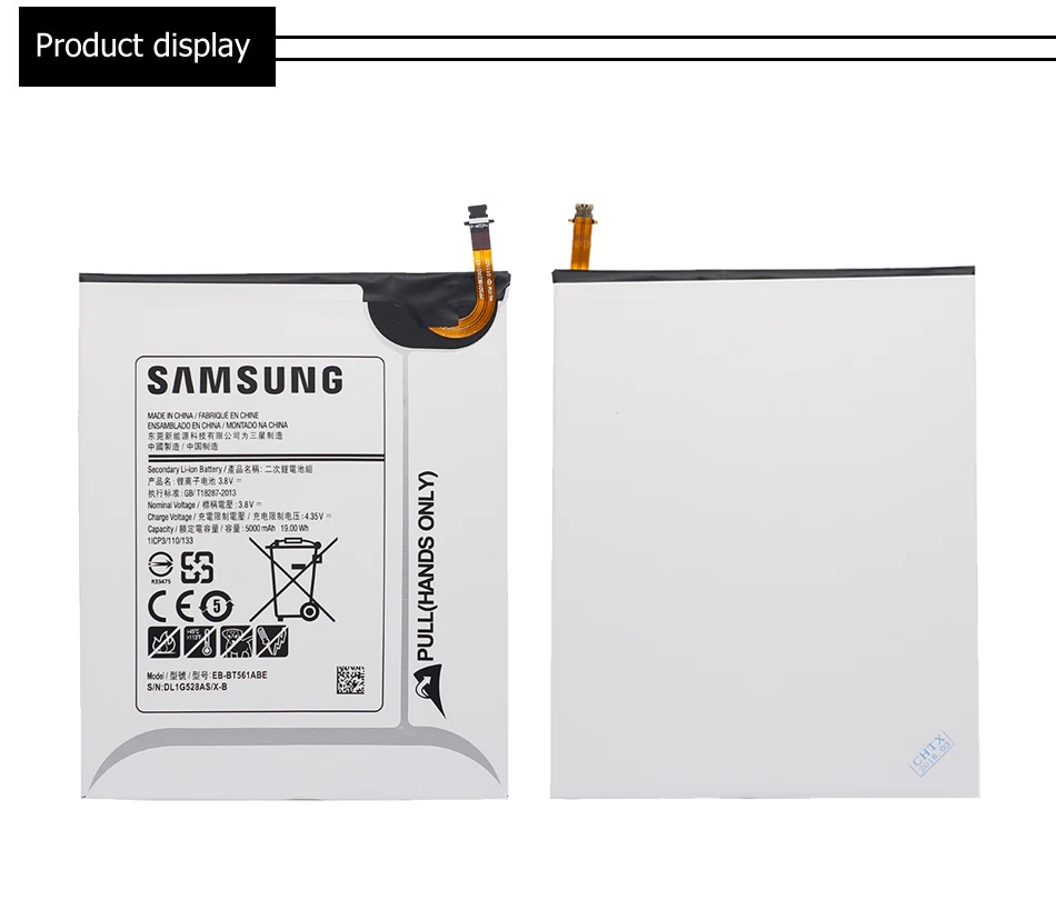 Samsung EB-BT561ABE сменный аккумулятор для планшета 5000 мАч для samsung Galaxy Tab E SM-T560 T560 T561 литий-ионный аккумулятор+ инструмент