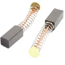 2 шт. электроинструмент, электрический молоток, угольные щетки 11x5x5 мм, 7/1" x 1/5" x 1/", автомобильные