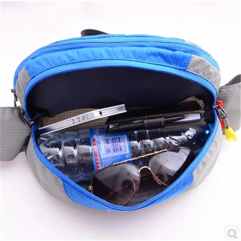 TANLUHU 637 Nylon Sports Bag Folding Backpack Outdoor Climbing Hiking Running Bag Unisex Waist Pack