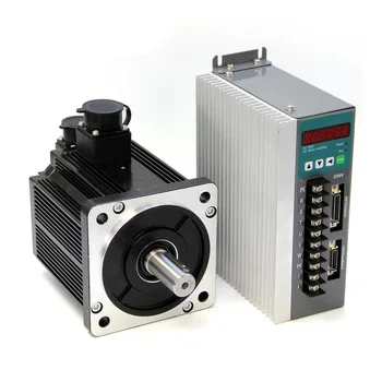 

130t AC servo motor motor driver set 1.5KW voltage 220V current 6.0A speed 1500rpm torque 10Nm