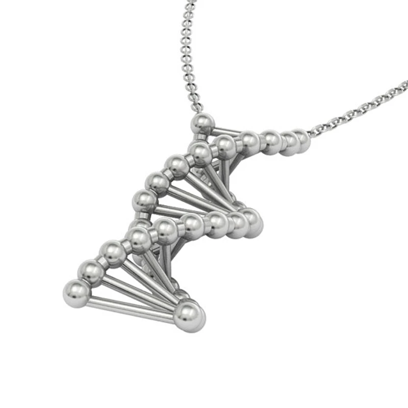 Ожерелье ДНК, ДНК, ювелирные изделия, ожерелье "наука", Пособия по биологии Цепочки и ожерелья, подвеска в виде ДНК, ДНК браслеты с подвесками, ожерелье с дизайном «молекула»