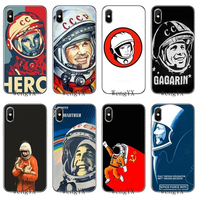 

Yuri Gagarin Y Laika slim silicone TPU Soft phone cover case For Xiaomi Redmi 3 3s 4 4A 4x 5 plus pro Note 3 4 5 5A