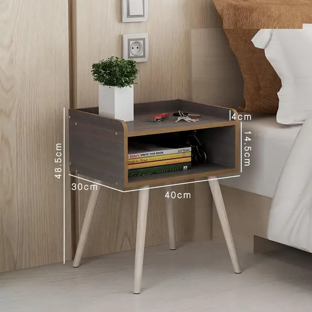 Komidin Mesa Auxiliar Nordic European Shabby Chic Wood Bedroom