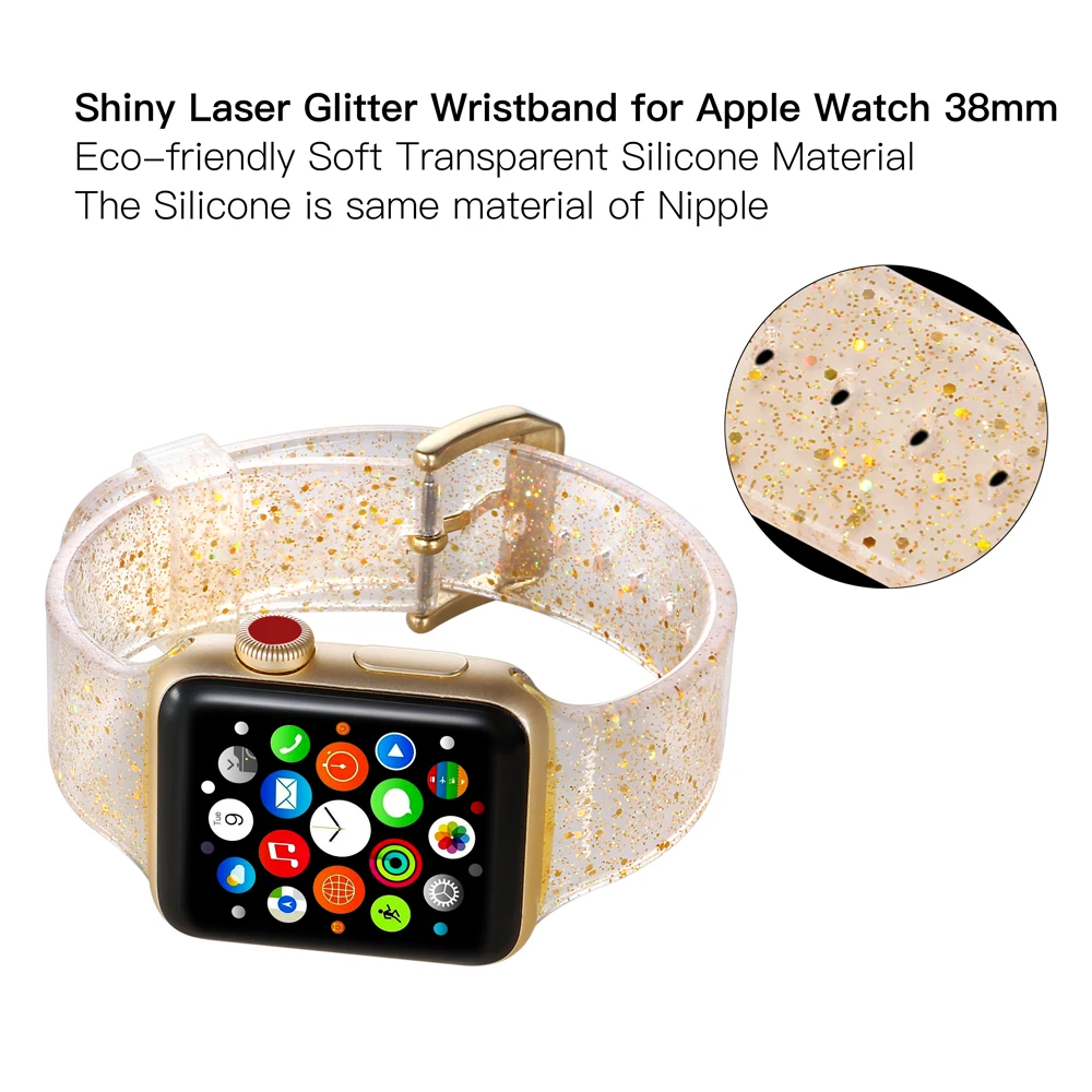 Спортивный силиконовый ремешок для apple watch серии 5 4 3 2 1 44 мм 40 мм 42 мм 38 мм сменный ремешок для iWatch