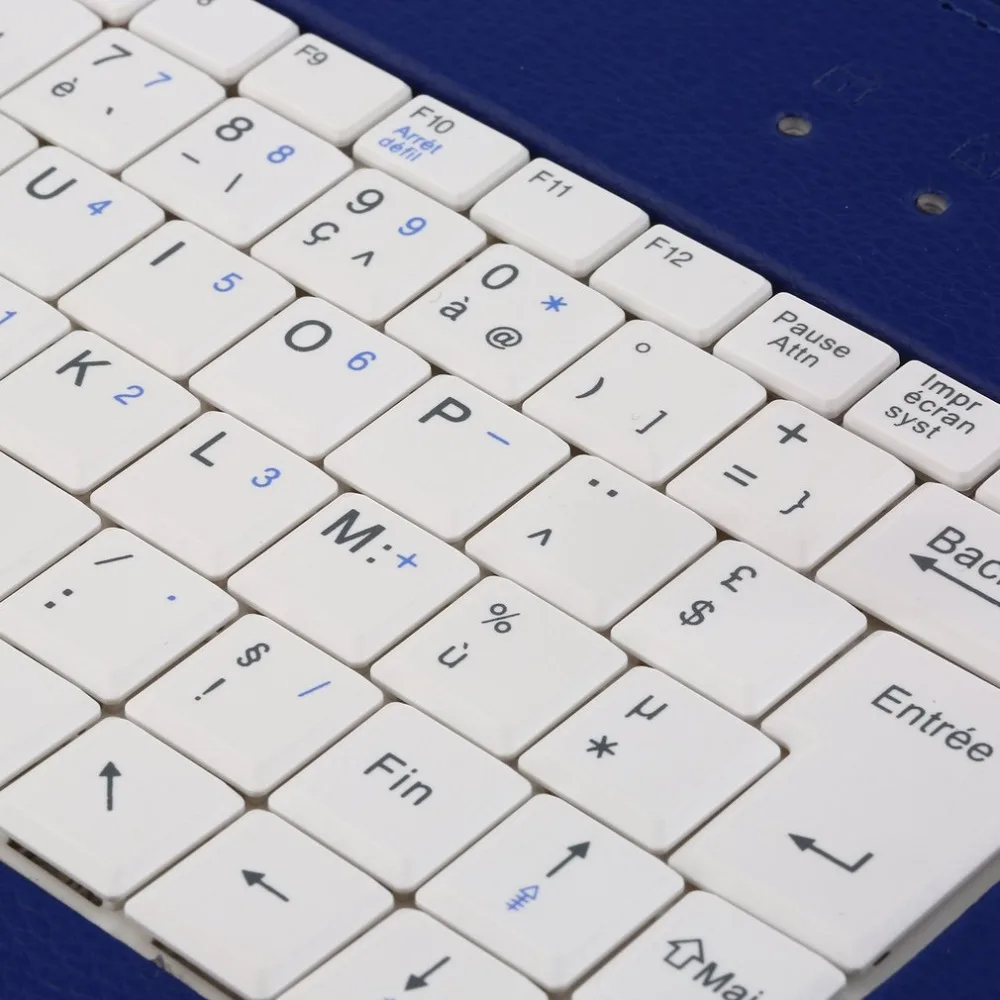 Чехол-клавиатура для планшета из искусственной кожи черный USB интерфейс царапины магнит откидная крышка Универсальная клавиатура и чехол