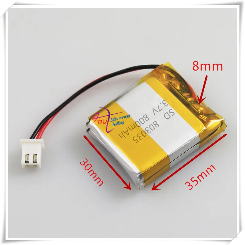 XHR-2P 2 54 800mAh монитор 3 7 V микро переговорные игрушки фото полимерная литиевая
