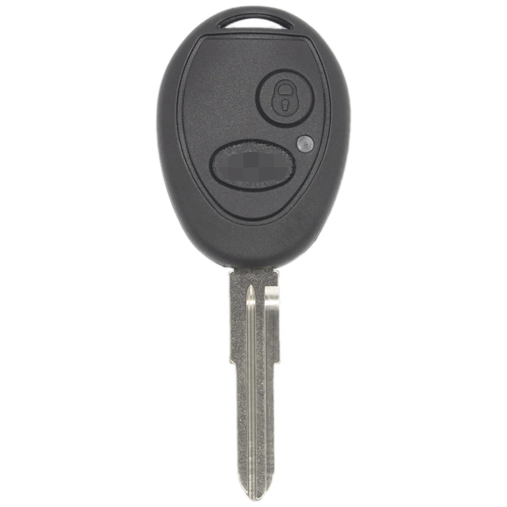 

WhatsKey Replacement 2 Button Remote Key Shell Uncut Blade Fob Case Fit Land Rover Discovery 1999-2004 With LOGO