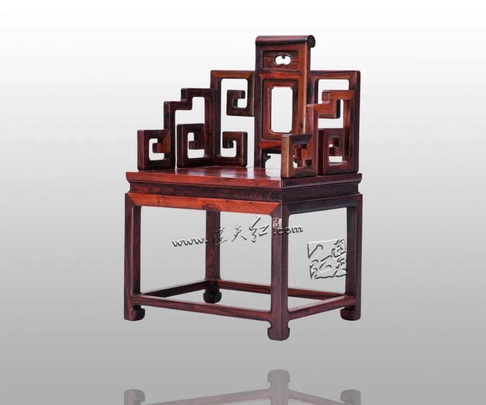 Rosewood Furniture Set 1 Square Table & 4 Chairs Dining Living Room Solid Wood Desk and Mahogany Armchair China Classic Factory