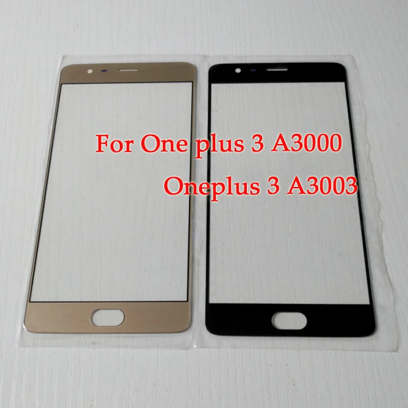 

For Oneplus 3 Front Outer Glass Lens Screen Replacement for One plus 3 3T Screen Glass Panel Oneplus 3T A3003 With tools