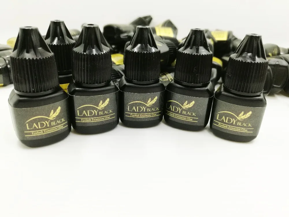 eyelash extension black lady glue