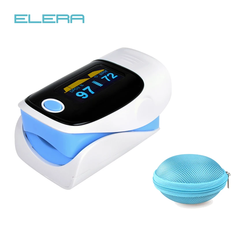 

ELERA Finger pulse oximeter OLED Portable Multi direction display SPO2 PR Blood oxygen saturation Handheld pulse oximeter