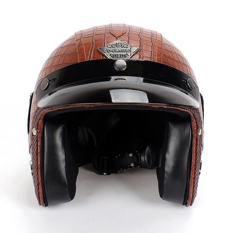 LMoDri Unisex Motorcycle Retro Helmet Harley Motorbike 3/4 ...