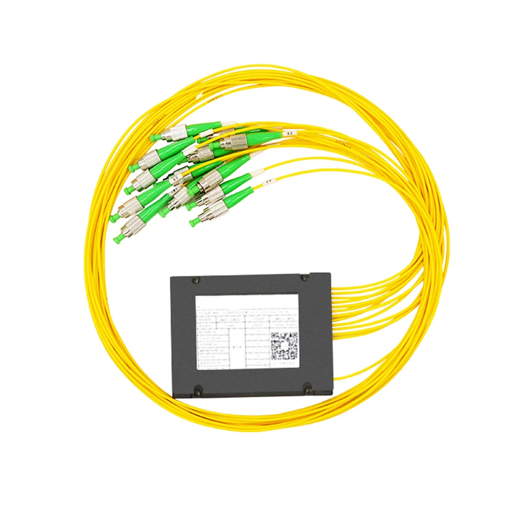FC/APC 1x12 FBT Волоконно-оптический сплиттер 1260 нм одномодовый ПЛК-Сплиттер SM 1 м