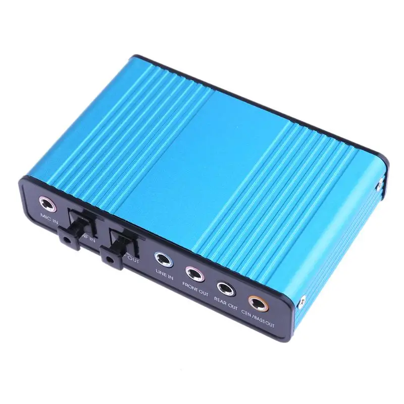 Внешняя звуковая карта USB канал 5 1 7 оптический адаптер для ПК ноутбука|usb sound card|sound