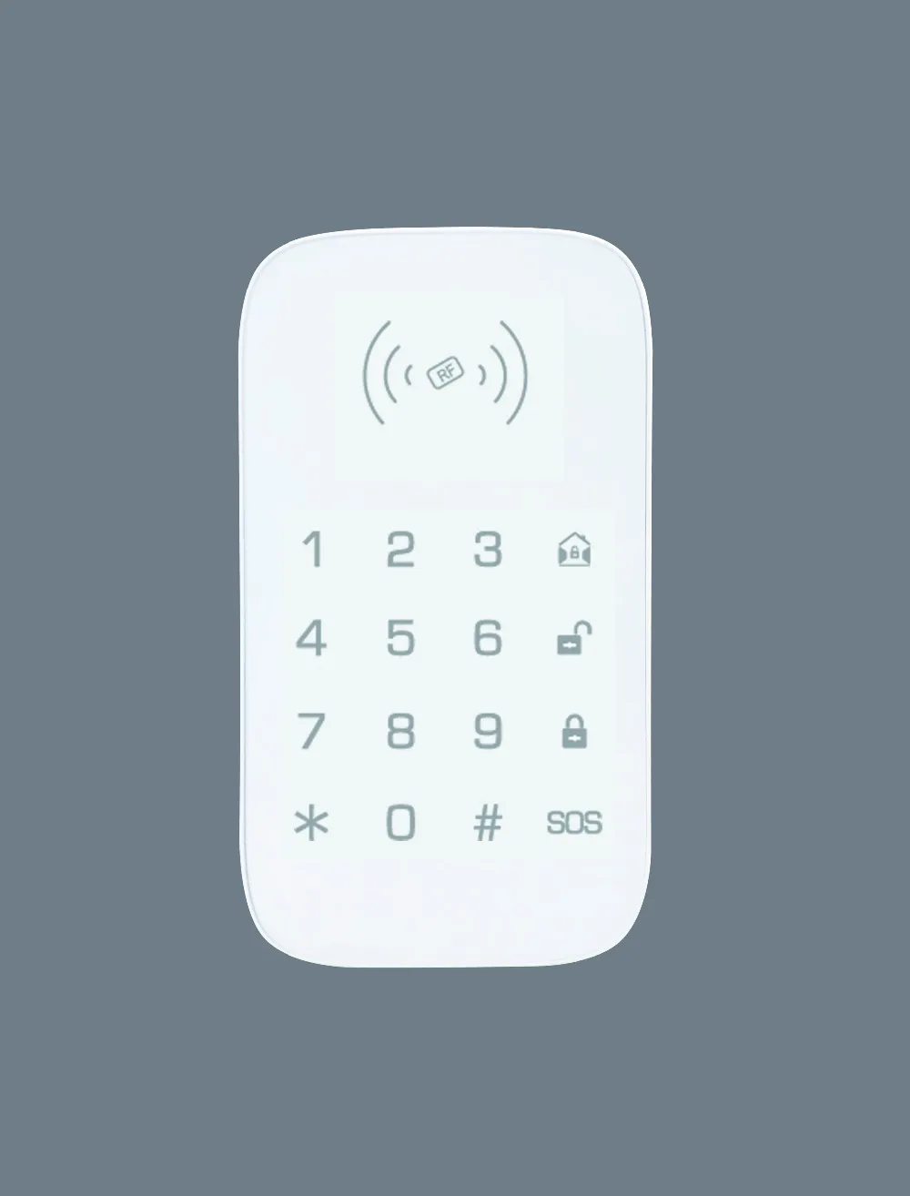 

Yobang Security Touch Screen Keyboard RFID Keypad with 2PCS RFID Tags Reading Cards for GSM WIFI Alarm System G90B/YB103/YB104