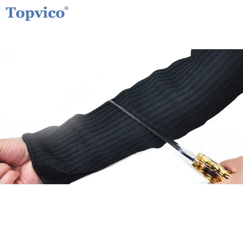 

Working Gloves Anti-cutting Breathable Safety Arm wrist cut resistant gloves Long Butcher Steel Gloves