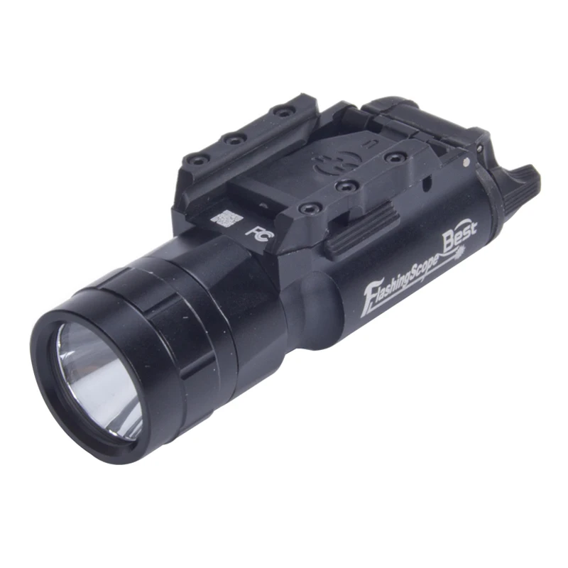 

Ultra Light 420 Lumen Gree Tactical Flashlight Weapon Light Torch LED White Light With Picatinney Rail