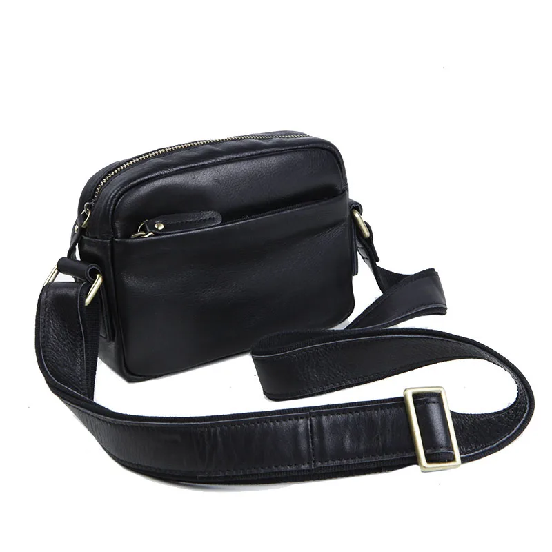 AETOO Men's head cowhide shoulder bag leather bag male and female crossbody bag single shoulder bag