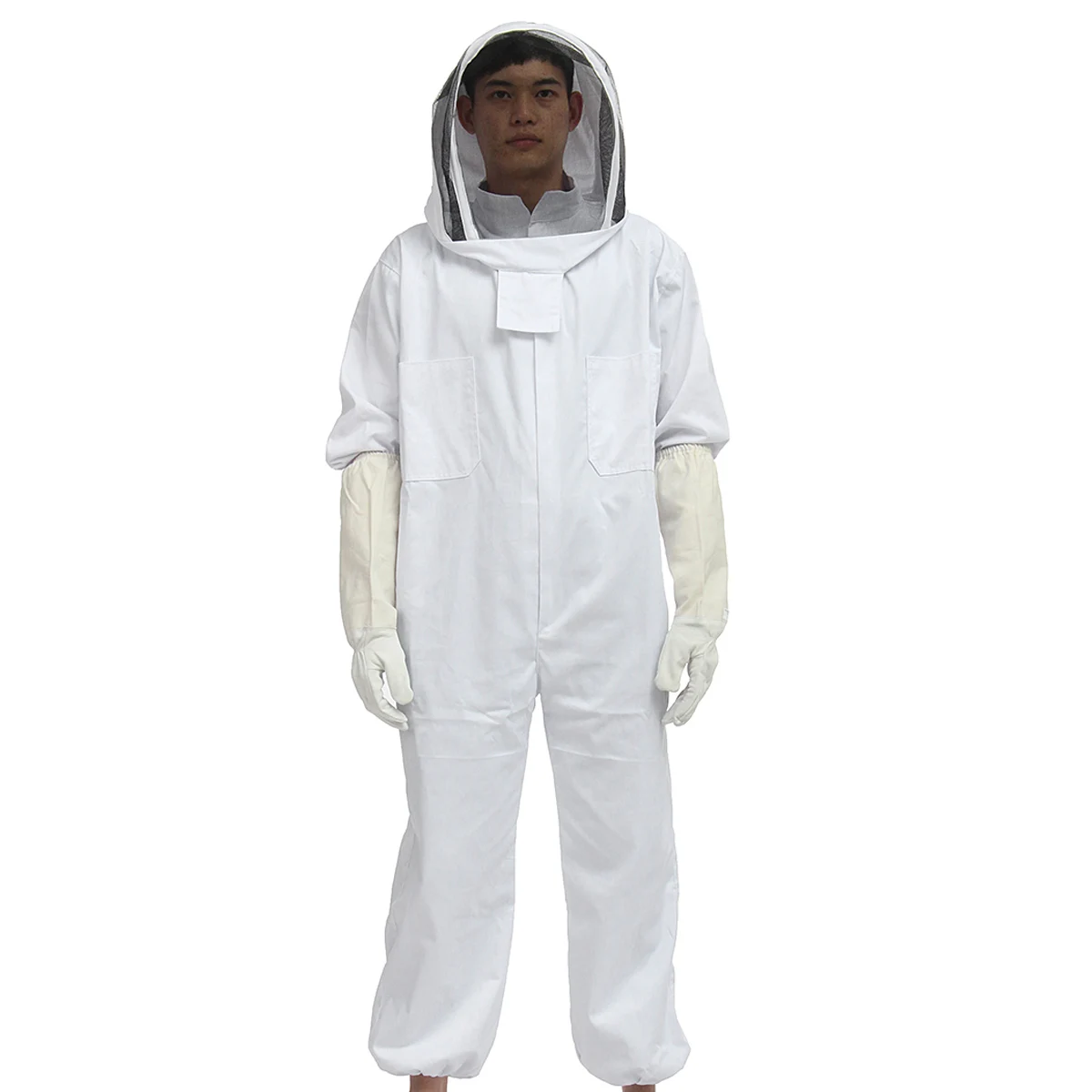 Костюм пчеловода, костюм пчелы, костюм+ защитные перчатки из козьей кожи для пчеловодства, безопасная одежда