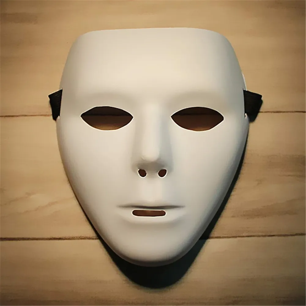 Thick Blank Male The Phantom Mask Full Face Decorating Craft Halloween
