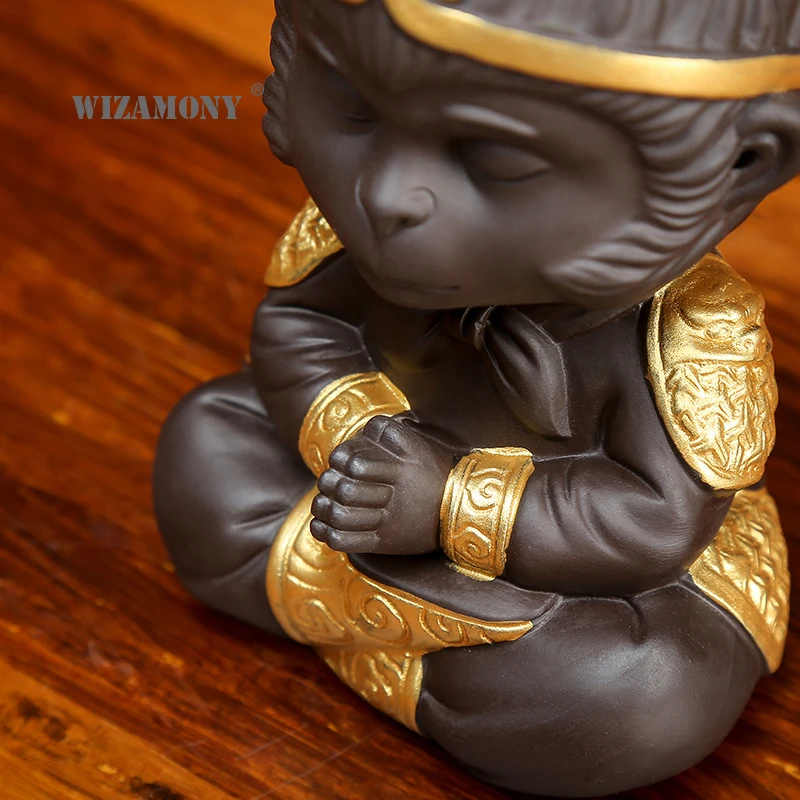 Wisamony китайский чайный набор из фиолетовой глины кунг фу обезьяна король