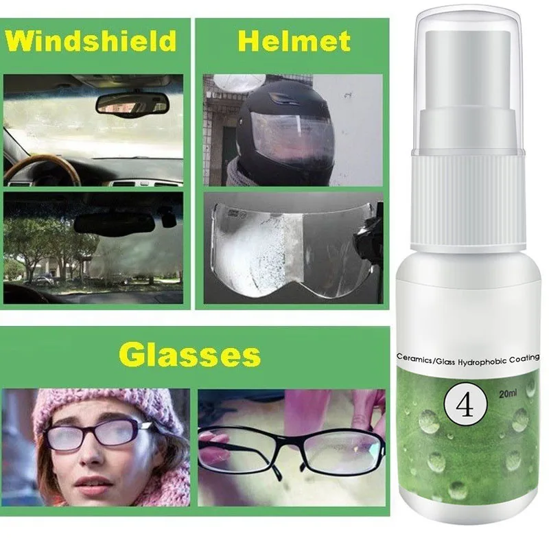 Ceramic/glass nano-hydrophobic coating anti-rain agent HGKJ-4-20ml Windshield Rainproof Agent Spray Car accessories