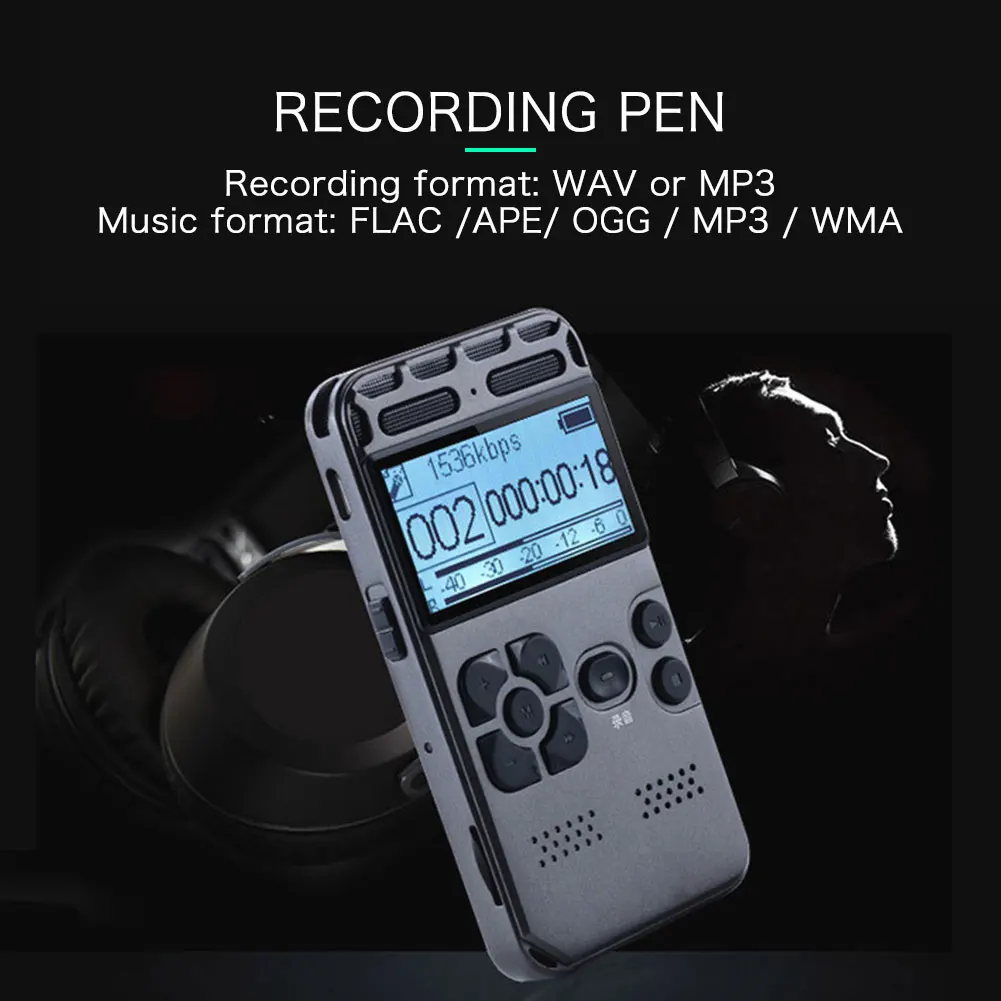 V35 Digital Voice Recorder USB Hours Audio