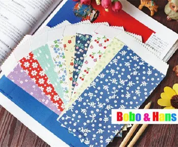 

New 1 lot = 5 pcs fasion flower life dots style Stationery paper envelope