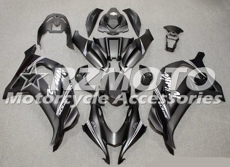 

New hot ABS motorcycle bike fairing kit Fit for kawasaki Ninja ZX-10R zx10r 10r 2016 2017 16 17 custom black matte white