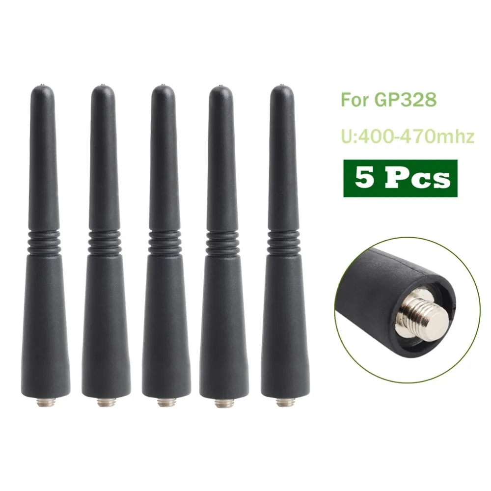 5 pcsLot UHF Stubby Antenna 400-470 MHZ For Motorola two way radio GP300,GP328 GP340 GP360 GP380 (2)