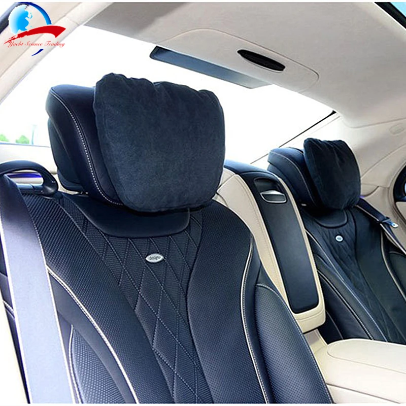 Универсальное Использование Maybach дизайн Ультра мягкий подголовник автомобиля подушка для шеи для Benz VW Ford Kia Chevrolet hyundai Toyota Buick