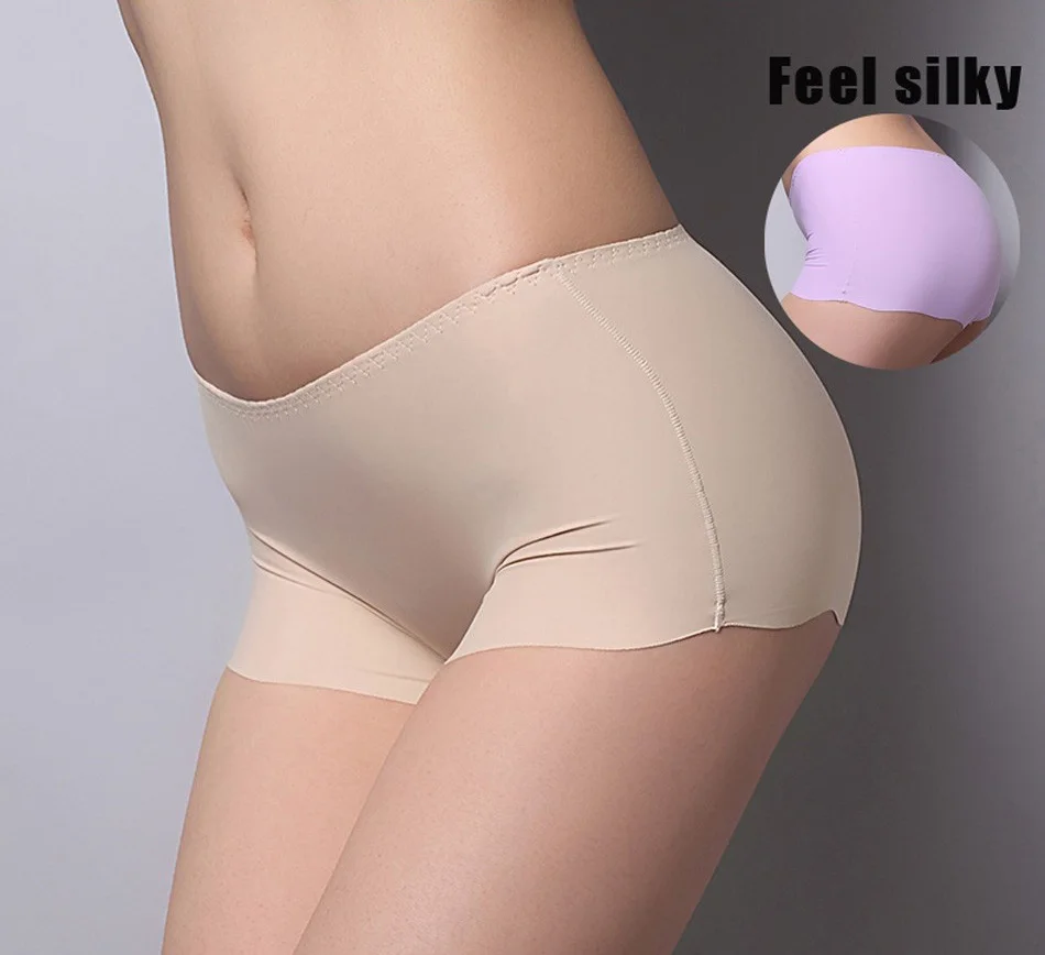 2017 New Arrival Girls Safety Pants Ice Silk Seamless Underpants Women Safety Shorts Plus Size Underwear Panties 12