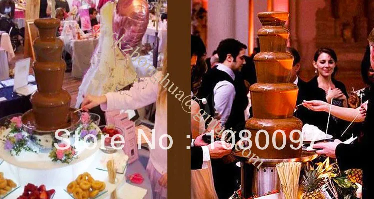 103cm Height 7 tiers Wedding Commercial Chocolate Fountain Chocolate Fountain Machine melting furnace chocolate melter