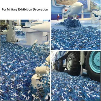 

7m*7m Large Square Camouflage Outdoor UV Tent 150D Polyester Oxford Mesh Screen Sun Shade Car-covers Camouflage Net Tourist Tent