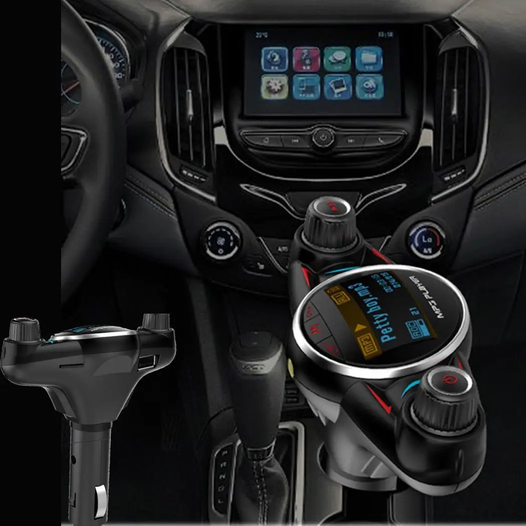 Автомобильный MP3 Bluetooth музыкальный плеер громкой связи FM 10 &lt0 1 передатчик все
