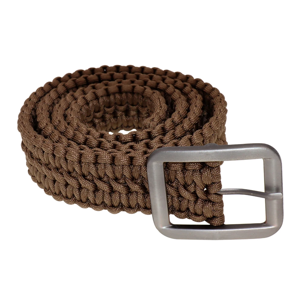التكتيكية 550 Paracord المظلة الحبل حزام خصر بقاء سير منسوج التخييم الصيد التنزه بقاء الطوارئ مع مشبك معدني
